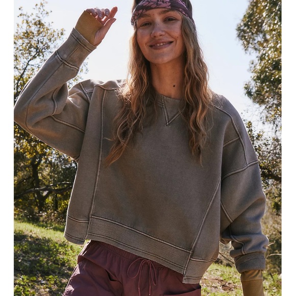 FP Movement by Free People Tops - Free People Movement Intercept Crewneck Pullover Sweatshirt